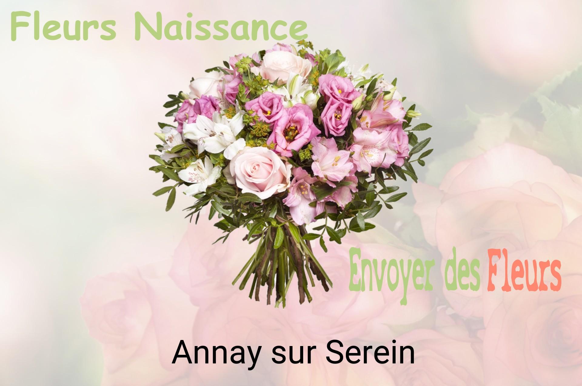 Bouquet de fleurs de naissance livré à Annay-sur-Serein